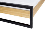 Łóżko Metalowo-dębowe LK371-140 120-180x200 cm - obrazek 3