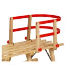 Plastikowe oparcie do sanek AD303 czerwone
