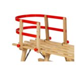 Plastikowe oparcie do sanek AD303 czerwone - obrazek 2