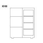 Komoda Sosnowa CORSICA KD100 100x100x47 cm - obrazek 3
