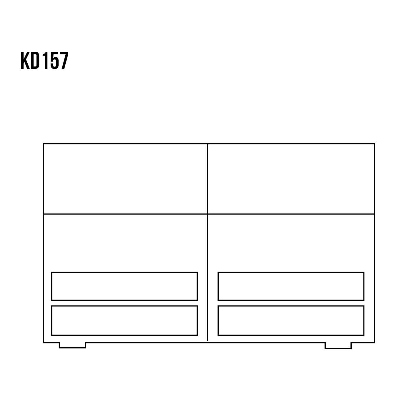 DREWMAX-RYSUNEK-TECHNICZNY-KOMODA-KD157.jpg Komoda Sosnowa MUGO KD157 165x125x42 cm - obrazek 1