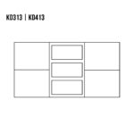 Komoda Dębowa VIP KD313 140x90x41 cm
