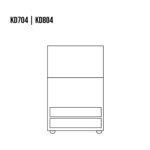 Komoda Metalowa RUSTIKAL KD704 100x140x50 cm - obrazek 10