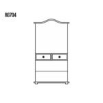 Regał Metalowy RUSTIKAL RG704 107x205x43 cm - obrazek 3