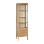 Witryna Bukowa RETRO KW438-1 55x195x40 cm - obrazek 2