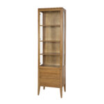 Witryna Bukowa RETRO KW438-1 55x195x40 cm - obrazek 3