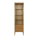 Witryna Bukowa RETRO KW438-1 55x195x40 cm - obrazek 4