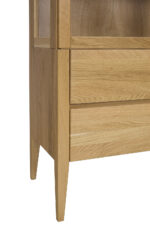 Witryna Dębowa RETRO KW338 55x195x40 cm - obrazek 4