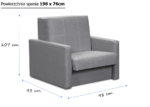 Sofa Zuzia 1 os - obrazek 4