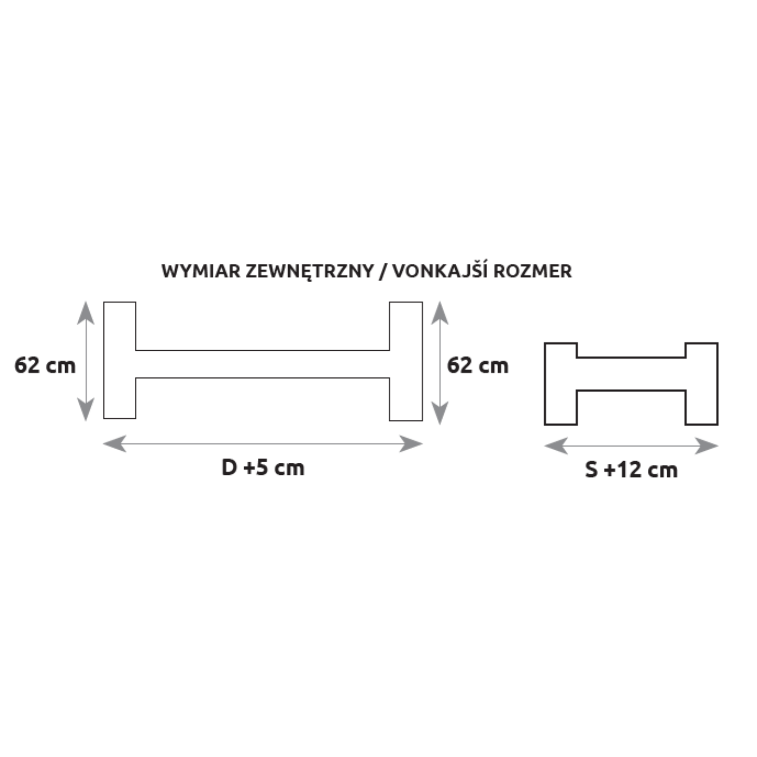 WYMIARY-LK137.png Łóżko Sosnowe LK137 90x200 cm - obrazek 1