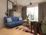 Kanapa AGA Sleepsofa 130 x 200 cm - Materac bonellowy 12 cm - obrazek 4
