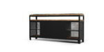 Komoda 190 stal i stare drewno premium do eleganckiego wnętrza - obrazek 3