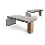 Ława BETON DREWNO premium do eleganckiego wnętrza - obrazek 4