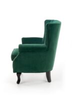 Fotel TITAN 73 cm ciemny zielony / zielony velvet do wnętrza - obrazek 3