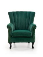 Fotel TITAN 73 cm ciemny zielony / zielony velvet do wnętrza - obrazek 7