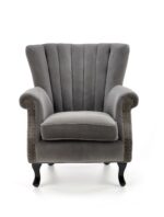 Fotel TITAN 73 cm popielaty velvet do wnętrza - obrazek 7