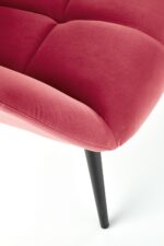 Fotel wypoczynkowy TYRION 75 cm bordowy velvet do salonu - obrazek 8