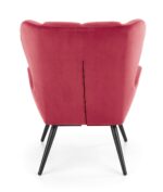 Fotel wypoczynkowy TYRION 75 cm bordowy velvet do salonu - obrazek 6