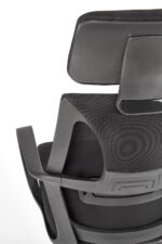Fotel pracowniczy VALDEZ 64 cm czarny do biura i gabinetu - obrazek 5