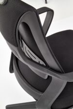 Fotel pracowniczy VALDEZ 64 cm czarny do biura i gabinetu - obrazek 6