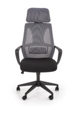 Fotel pracowniczy VALDEZ 64 cm popielaty / czarny do biura i gabinetu - obrazek 9