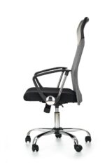 Fotel pracowniczy VIRE 61 cm popielaty do biura i gabinetu - obrazek 3