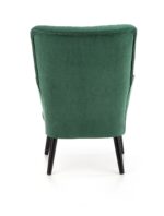 Fotel wypoczynkowy DELGADO 75 cm ciemny zielony velvet do salonu - obrazek 8