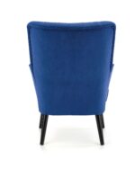 Fotel wypoczynkowy DELGADO 75 cm granatowy velvet do salonu - obrazek 8
