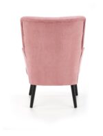 Fotel wypoczynkowy DELGADO 75 cm różowy velvet do salonu - obrazek 4