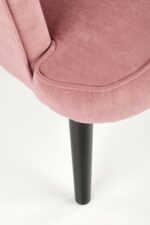 Fotel wypoczynkowy DELGADO 75 cm różowy velvet do salonu - obrazek 7