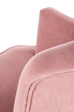 Fotel wypoczynkowy DELGADO 75 cm różowy velvet do salonu - obrazek 9