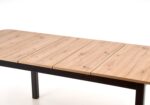 Stół rozkładany FLORIAN 90x160 - 228 cm dąb artisan / czarny MDF do jadalni - obrazek 5
