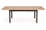 Stół rozkładany FLORIAN 90x160 - 228 cm dąb artisan / czarny MDF do jadalni - obrazek 11