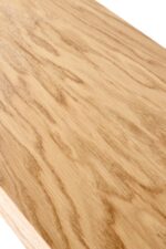 Konsolka INFERNO 30 cm dąb naturalny / czarny do salonu lub przedpokoju - obrazek 6