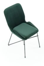 Krzesło K454 46 cm ciemny zielony do jadalni - obrazek 5