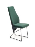Krzesło K485 44 cm ciemny zielony do jadalni - obrazek 3
