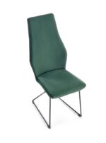 Krzesło K485 44 cm ciemny zielony do jadalni - obrazek 7