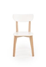 Krzesło BUGGI 45 cm naturalny / biały zestaw 2 szt do jadalni - obrazek 7
