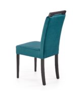 Krzesło CLARION 2 42 cm ciemny zielony / czarny zestaw 2 szt do jadalni - obrazek 7