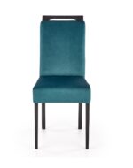 Krzesło CLARION 2 42 cm ciemny zielony / czarny zestaw 2 szt do jadalni - obrazek 9