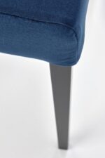 Krzesło CLARION 2 42 cm granatowy / czarny zestaw 2 szt do jadalni - obrazek 3