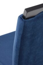 Krzesło CLARION 2 42 cm granatowy / czarny zestaw 2 szt do jadalni - obrazek 4