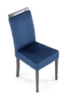 Krzesło CLARION 2 42 cm granatowy / czarny zestaw 2 szt do jadalni - obrazek 6