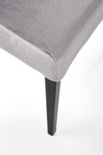 Krzesło CLARION 2 42 cm popielaty / czarny zestaw 2 szt do jadalni - obrazek 5