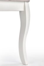 Krzesło VELO 44 cm popielaty / biały zestaw 2 szt do jadalni - obrazek 3