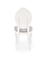 Krzesło VELO 44 cm popielaty / biały zestaw 2 szt do jadalni - obrazek 5