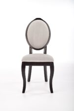 Krzesło VELO 44 cm czarny / beżowy zestaw 2 szt do jadalni - obrazek 8