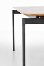 Stół rozkładany SMART 100x170 - 250 cm dąb naturalny / czarny do jadalni - obrazek 4