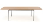 Stół rozkładany SMART 100x170 - 250 cm dąb naturalny / czarny do jadalni - obrazek 6