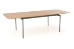 Stół rozkładany SMART 100x170 - 250 cm dąb naturalny / czarny do jadalni - obrazek 7